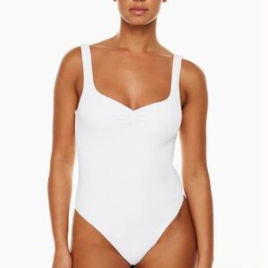 Babaton White Contour Top